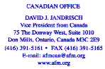 AFM Canada Contact
